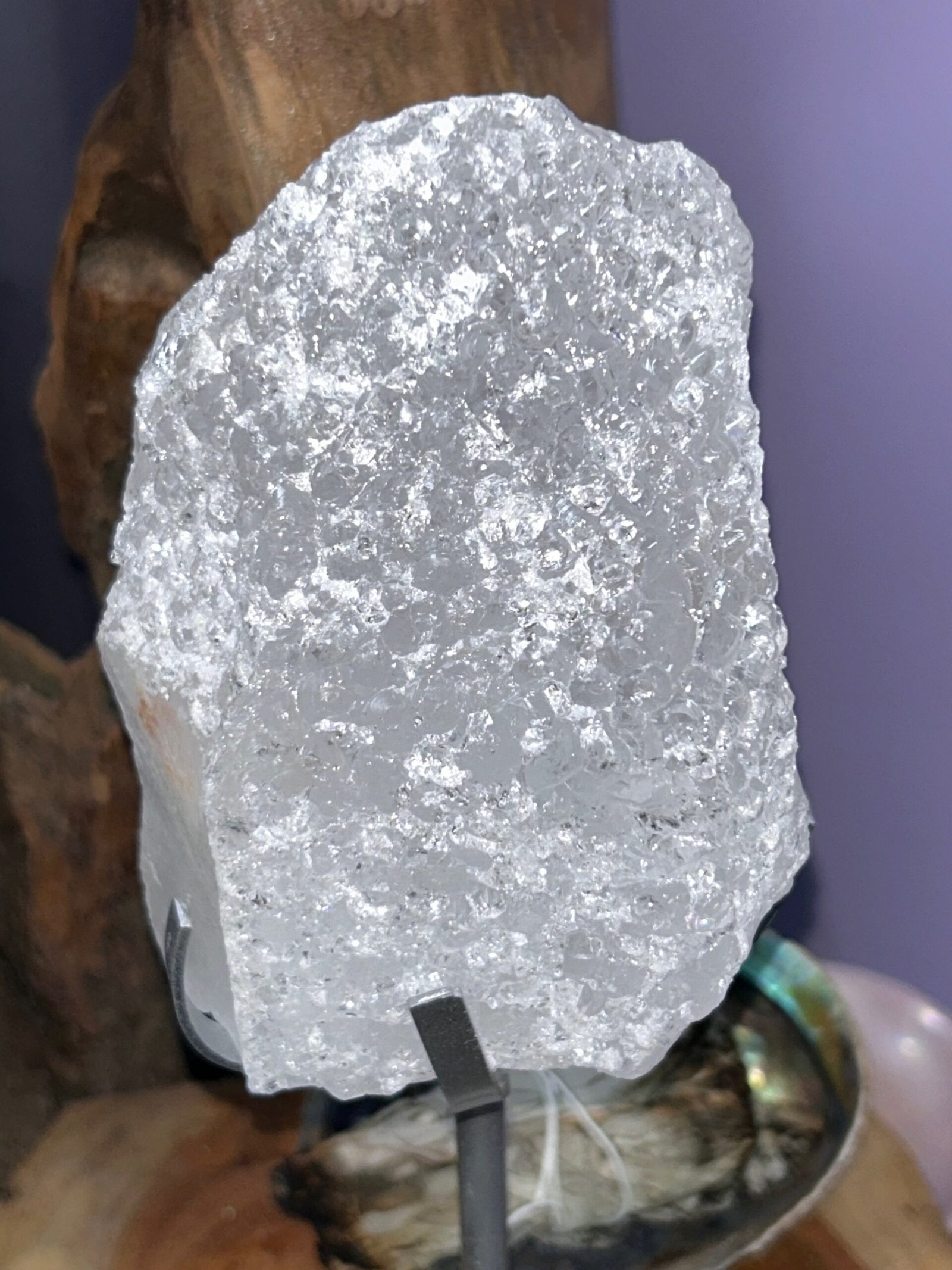 Large Himalayan Nirvana Quartz on Stand - Image 4