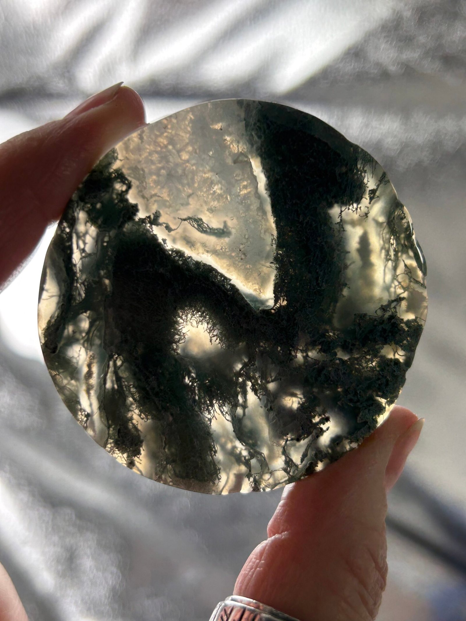 Moss Agate Disc - Image 3