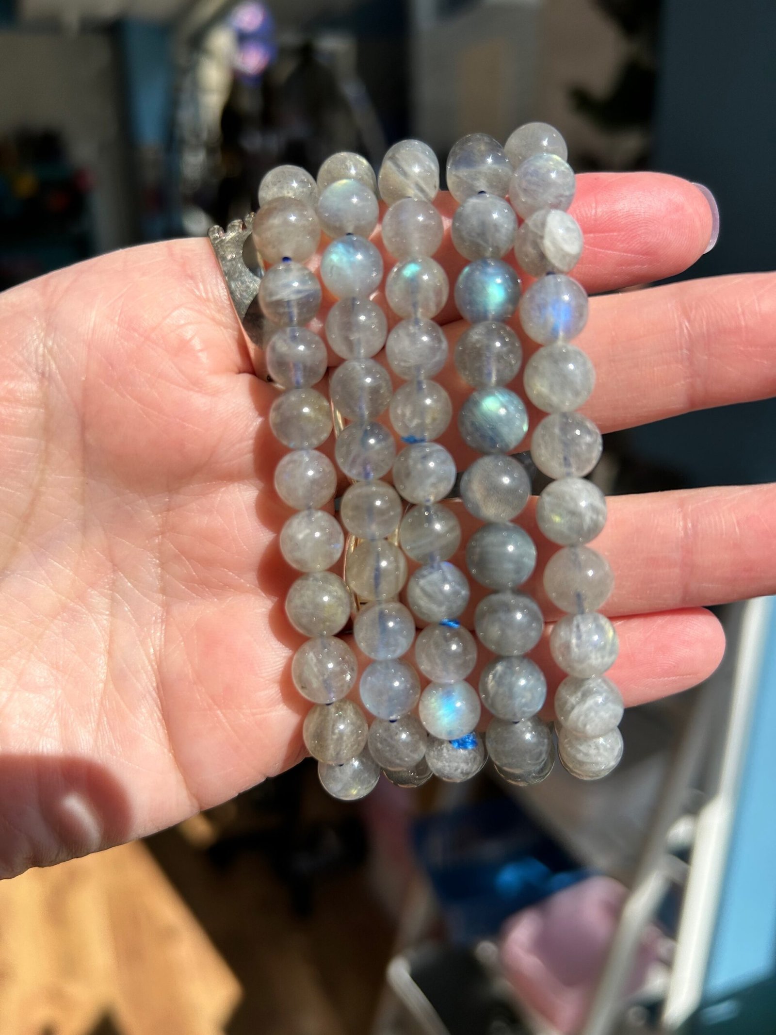 Labradorite Bead Bracelet - Image 2