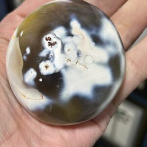 Orca Agate Palm Stone