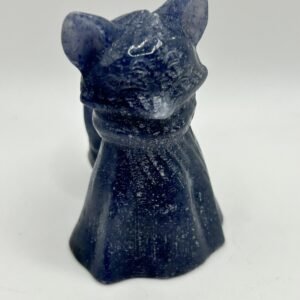 Blue Aventurine Fox in Cloak
