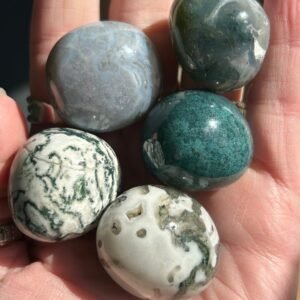 Moss Agate Tumble