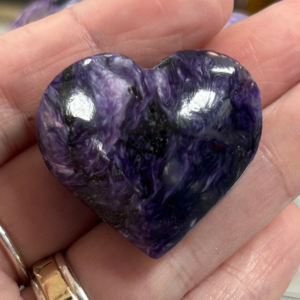 Charoite Heart
