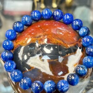 Blue Kyanite Bead Bracelet