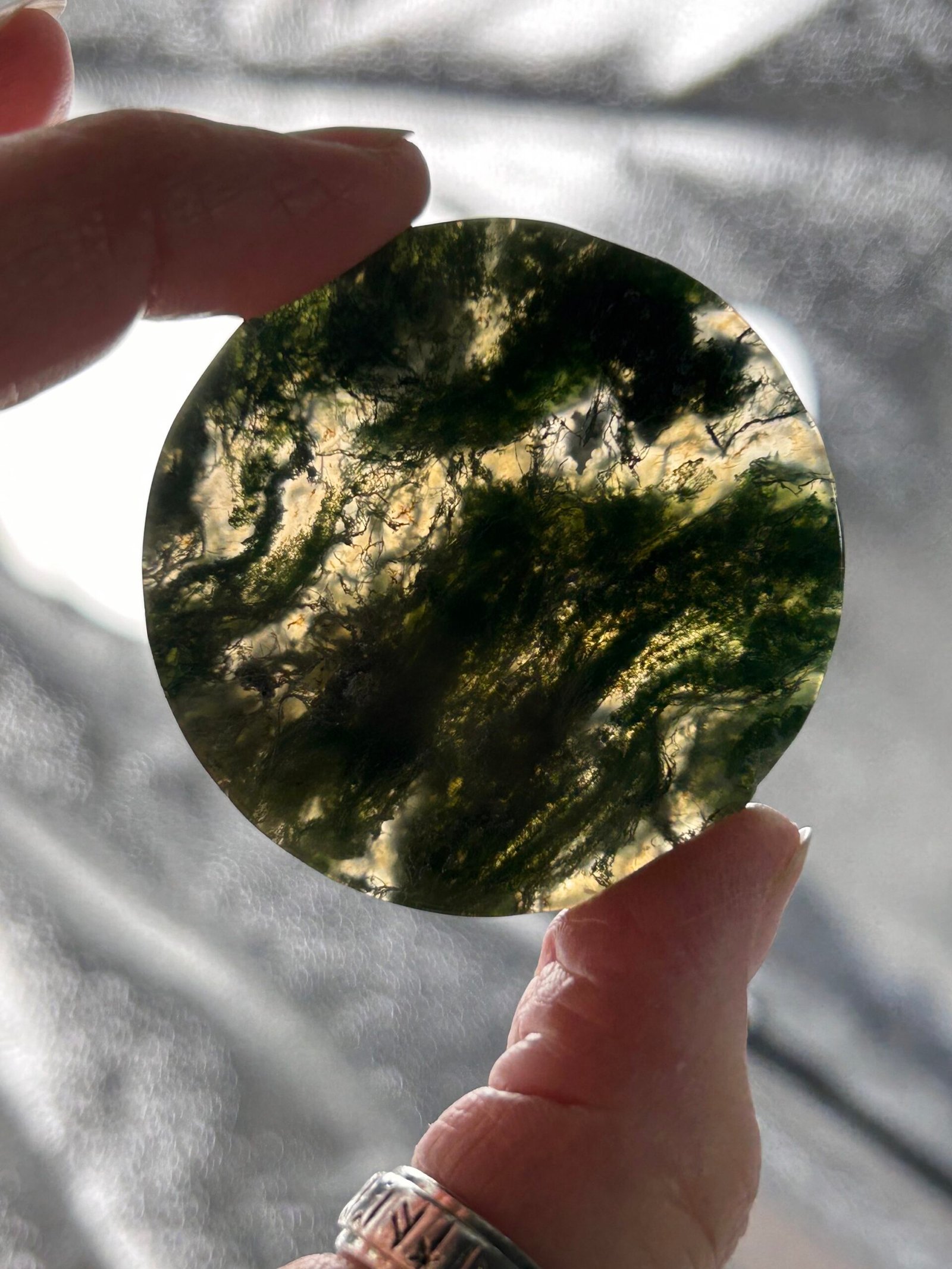 Moss Agate Disc - Image 7