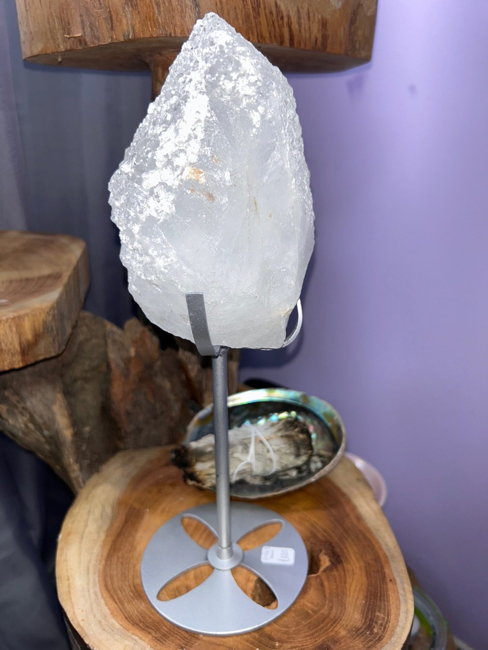 Large Himalayan Nirvana Quartz on Stand - Image 3