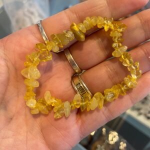 Citrine Chip Stone Bracelet