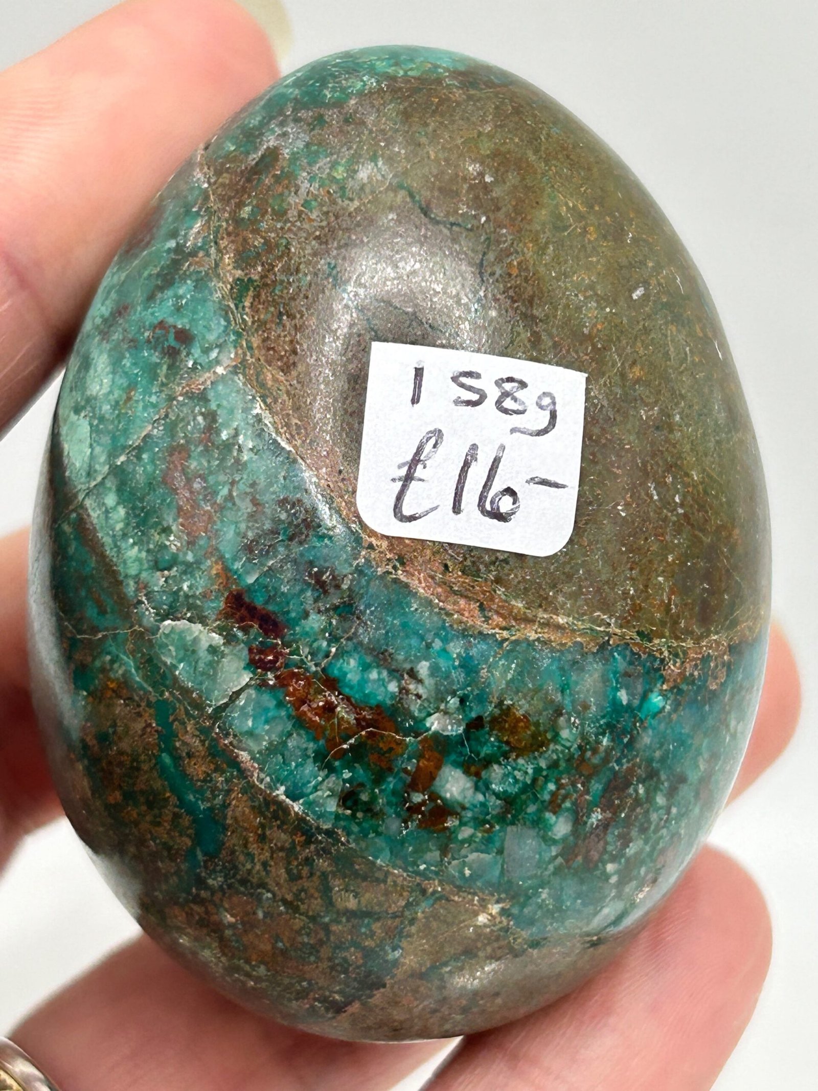 Chrysocolla Egg - Image 5