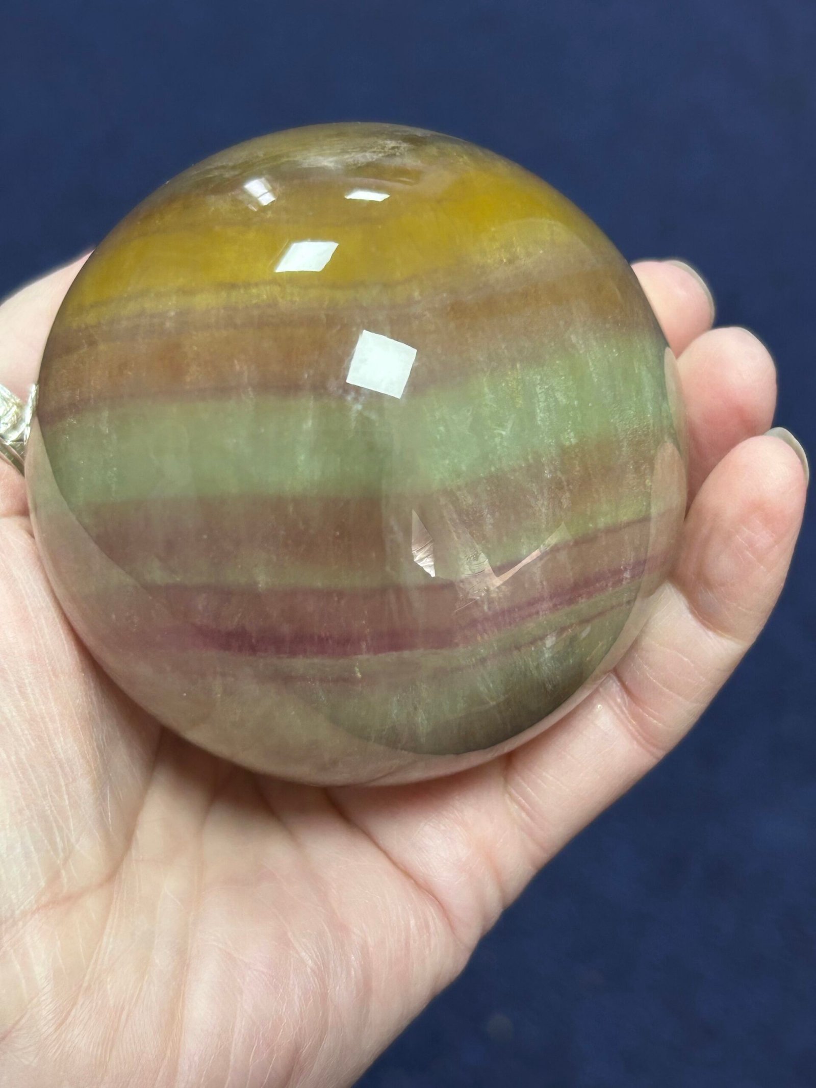 Large Candy Fluorite Sphere - Image 4