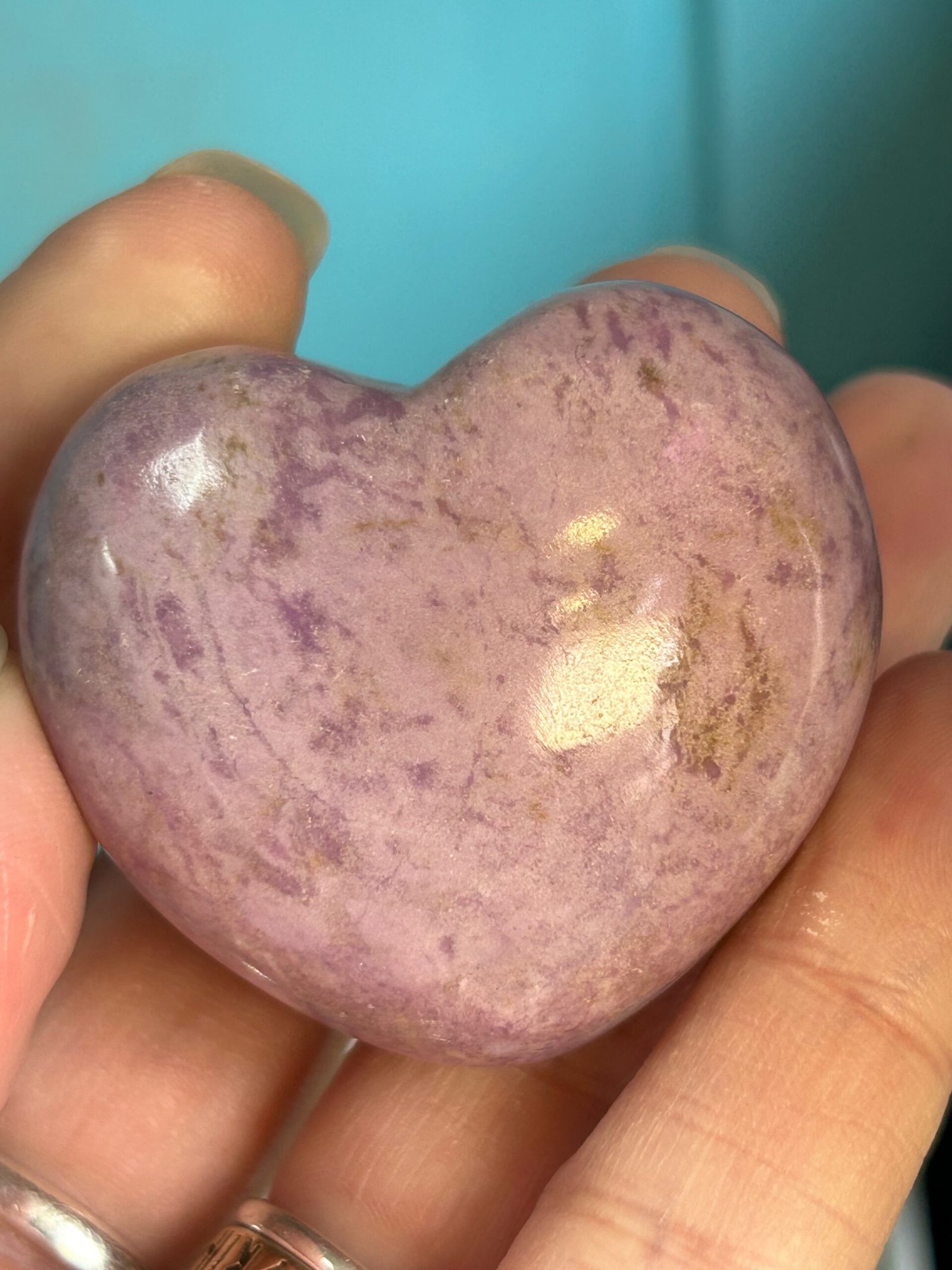 Phosphosiderite Puffy Heart - Image 5