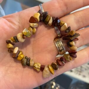 Mookaite Chip Stone Bracelet