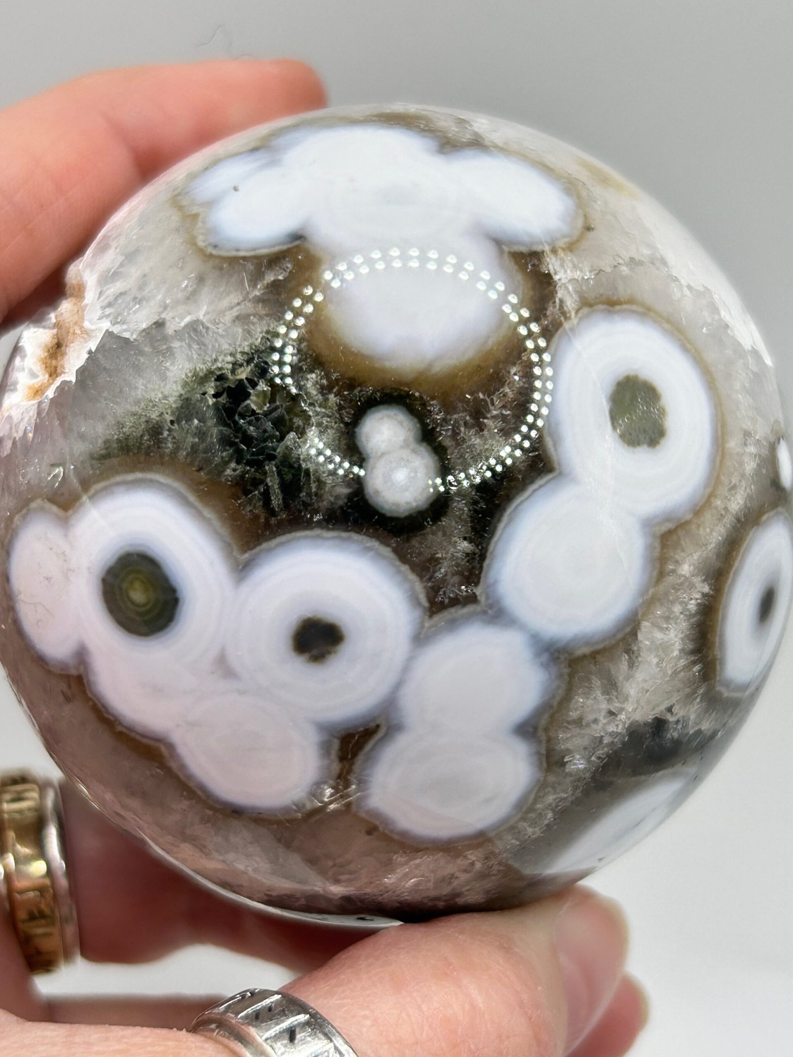 8th Vein Ocean Jasper Sphere