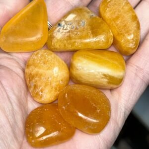 Orange Calcite Tumble Stone