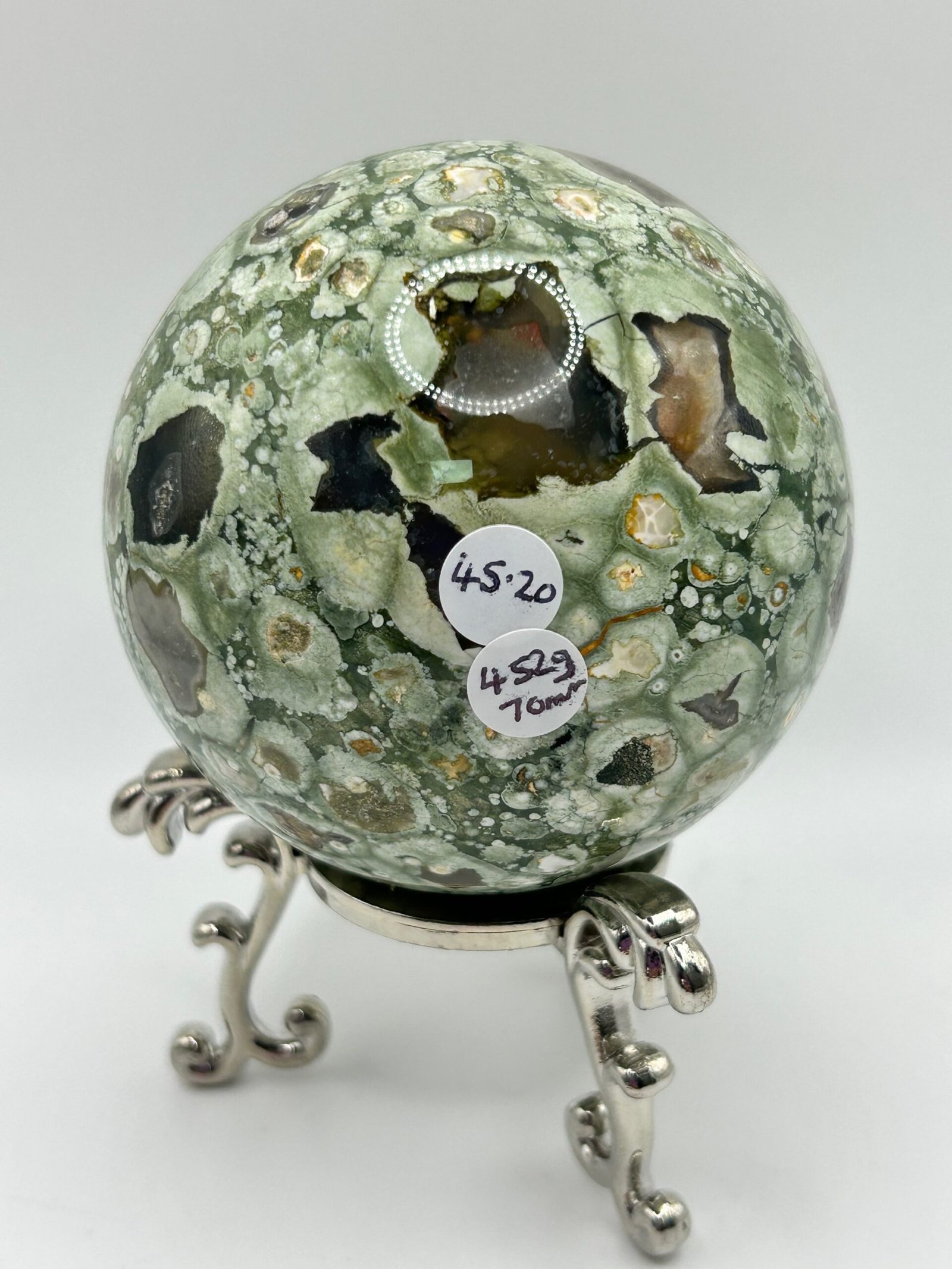 Rainforest Rhyolite Sphere