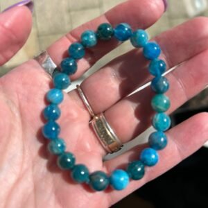 Apatite Bead Bracelet