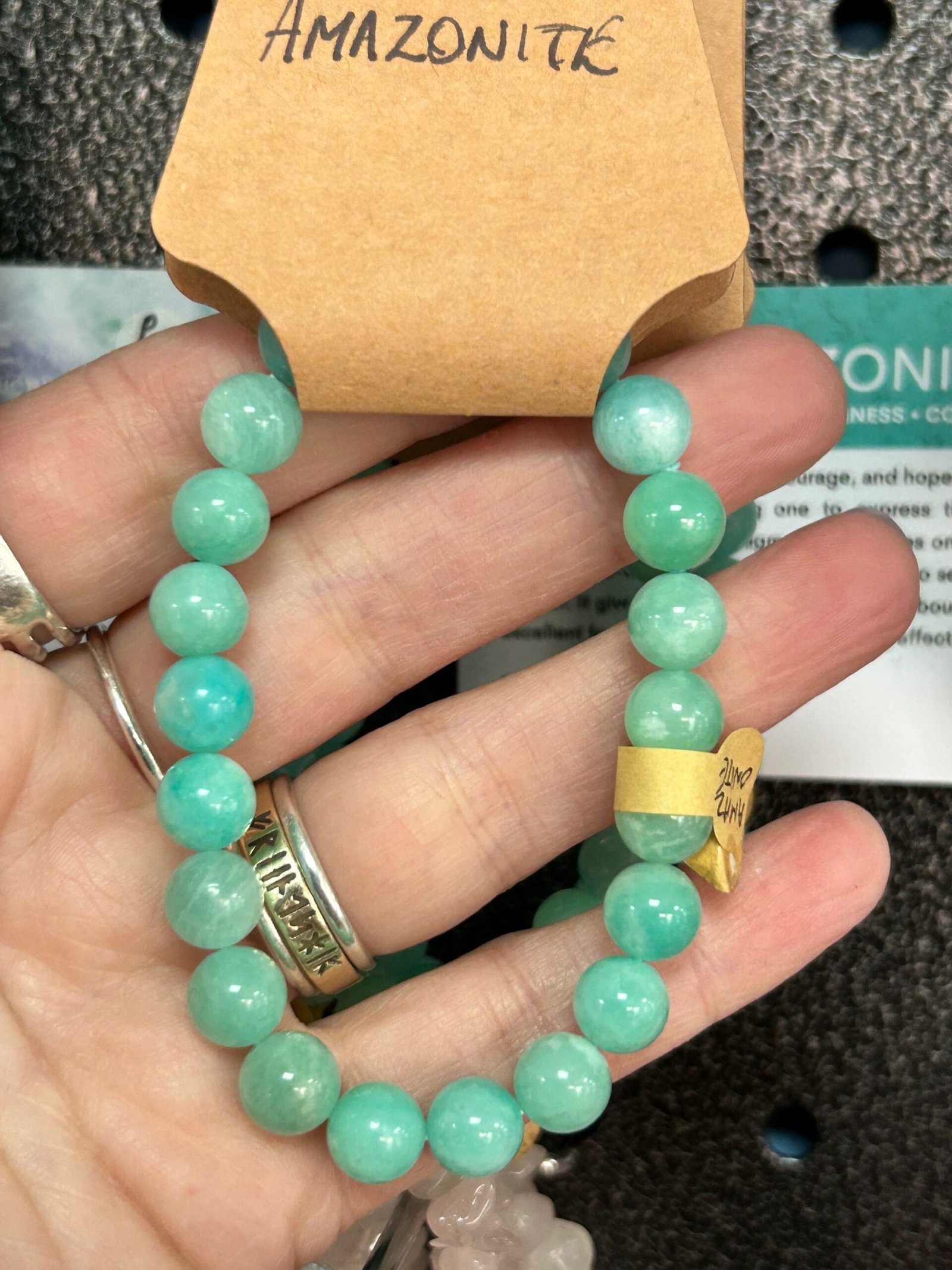 Amazonite Bead Bracelet