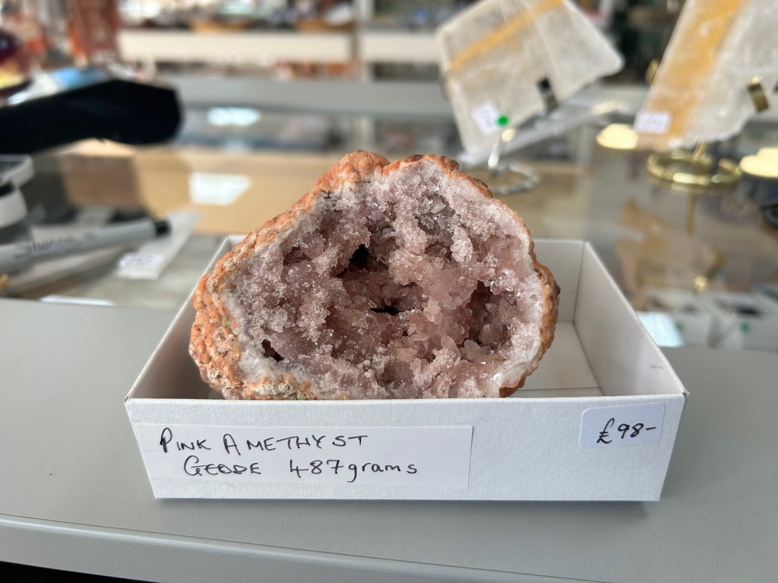 Pink Amethyst Geode - Image 12