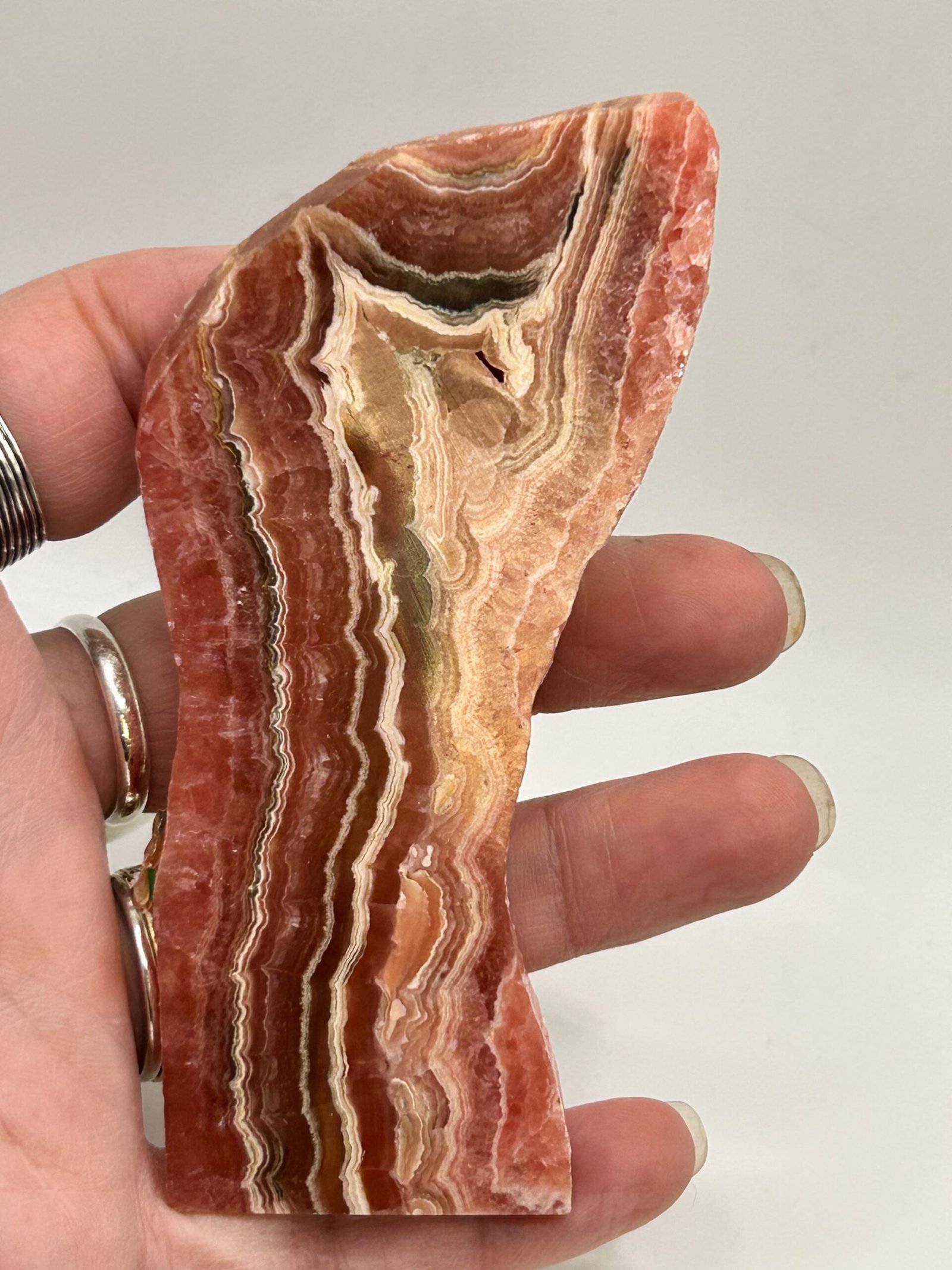 Rhodochrosite Slice