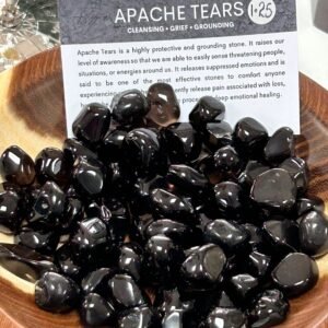 Apache Tears Tumble Stone
