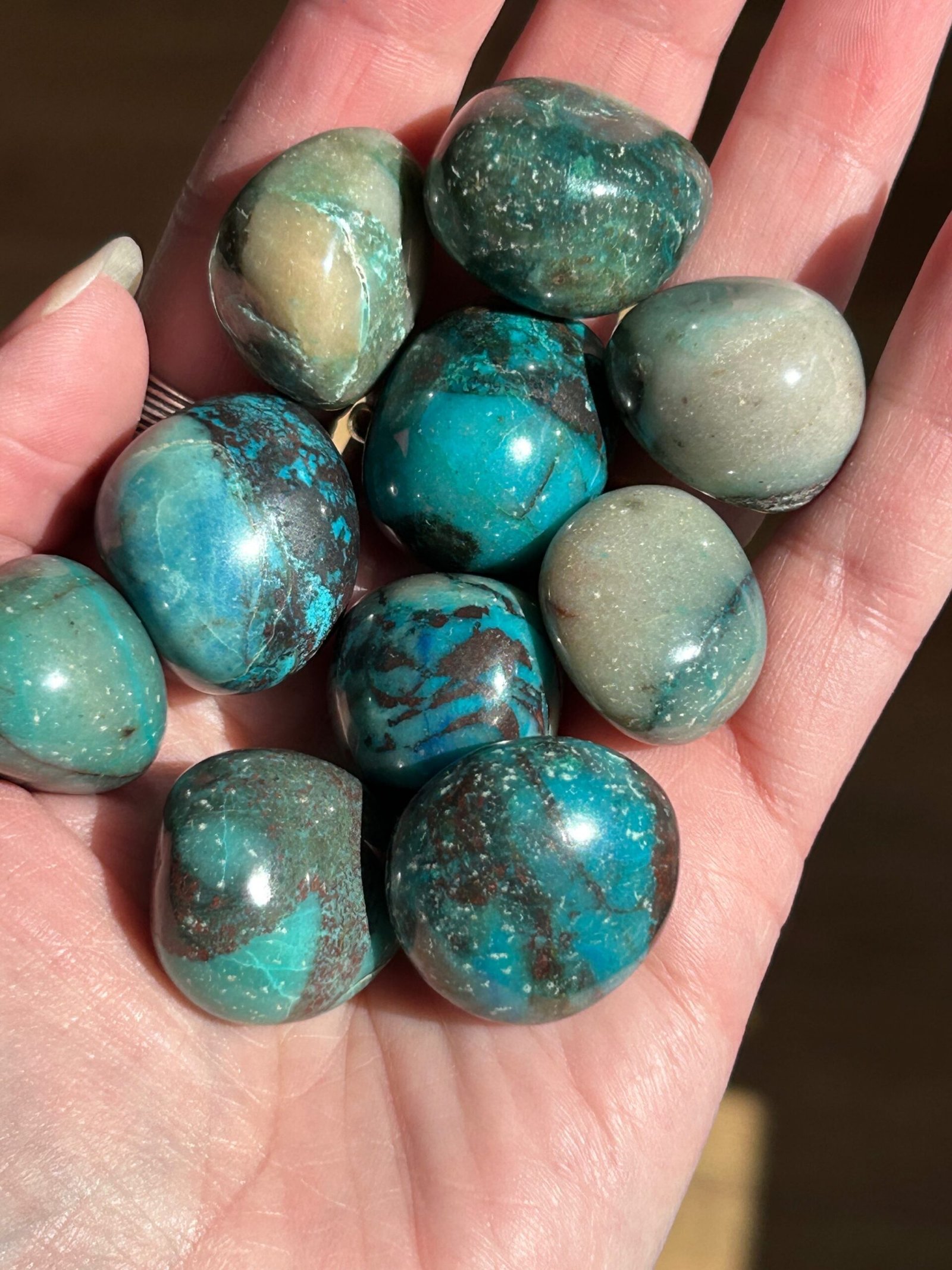 Chrysocolla Tumble Stone - Image 2