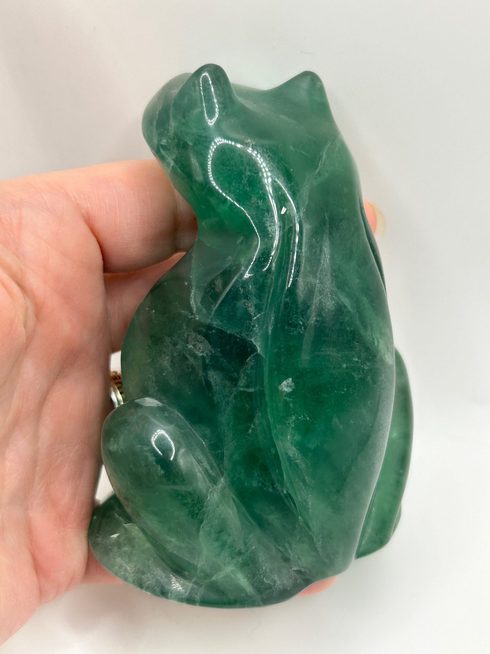 Green Fluorite Frog - Image 7