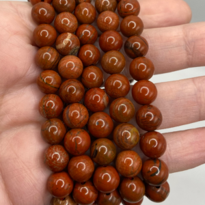 Red Jasper Bead Bracelet