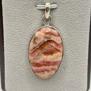 Rhodochrosite pendent