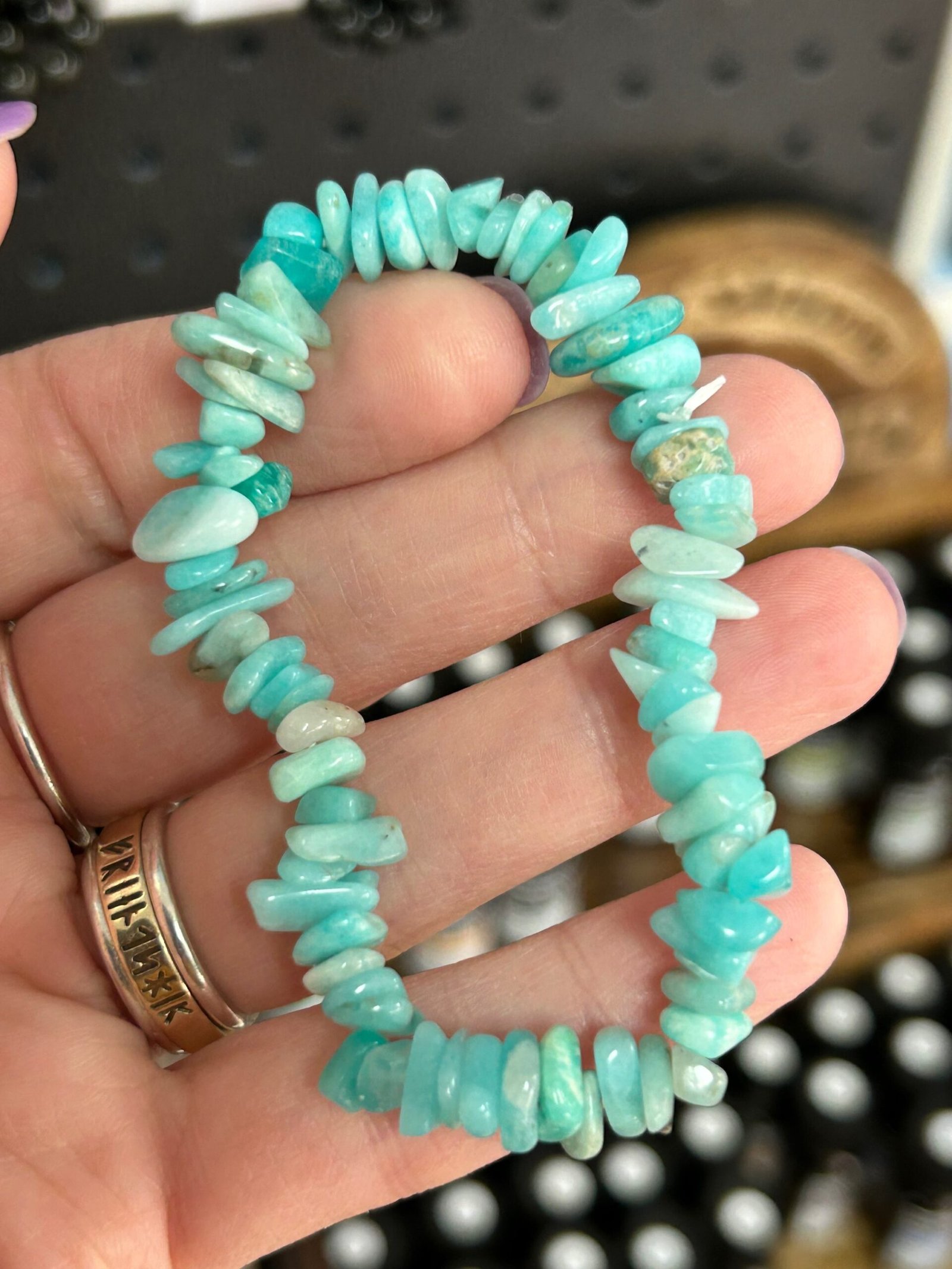Amazonite Chipstone Bracelet