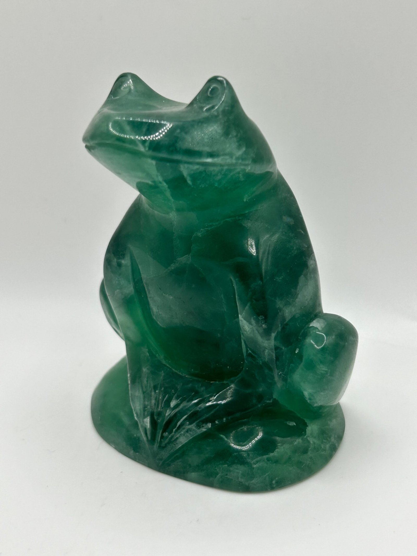 Green Fluorite Frog