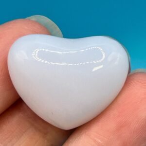Blue Chalcedony Mini Heart