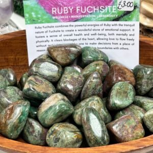 Ruby in Fucshite Tumble Stone