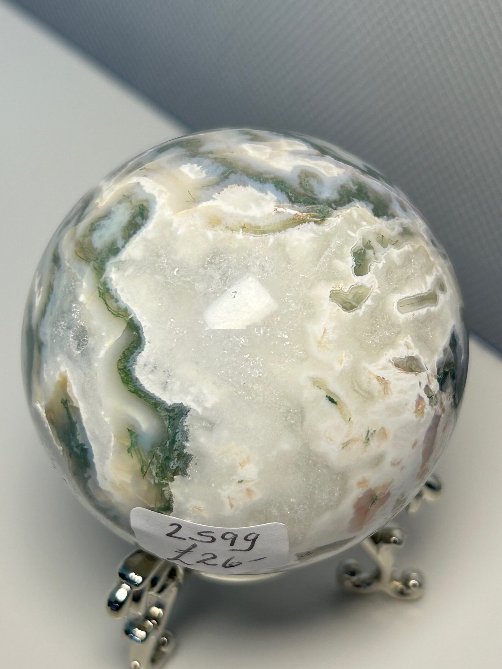 Moss Agate Sphere - Image 5