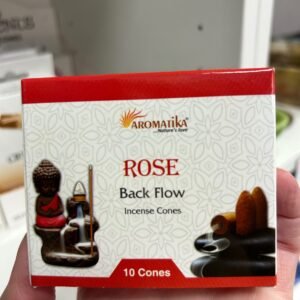 Rose back Flow Incense Cones