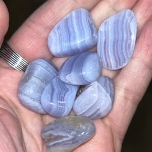 Blue Lace Agate Tumble Stone