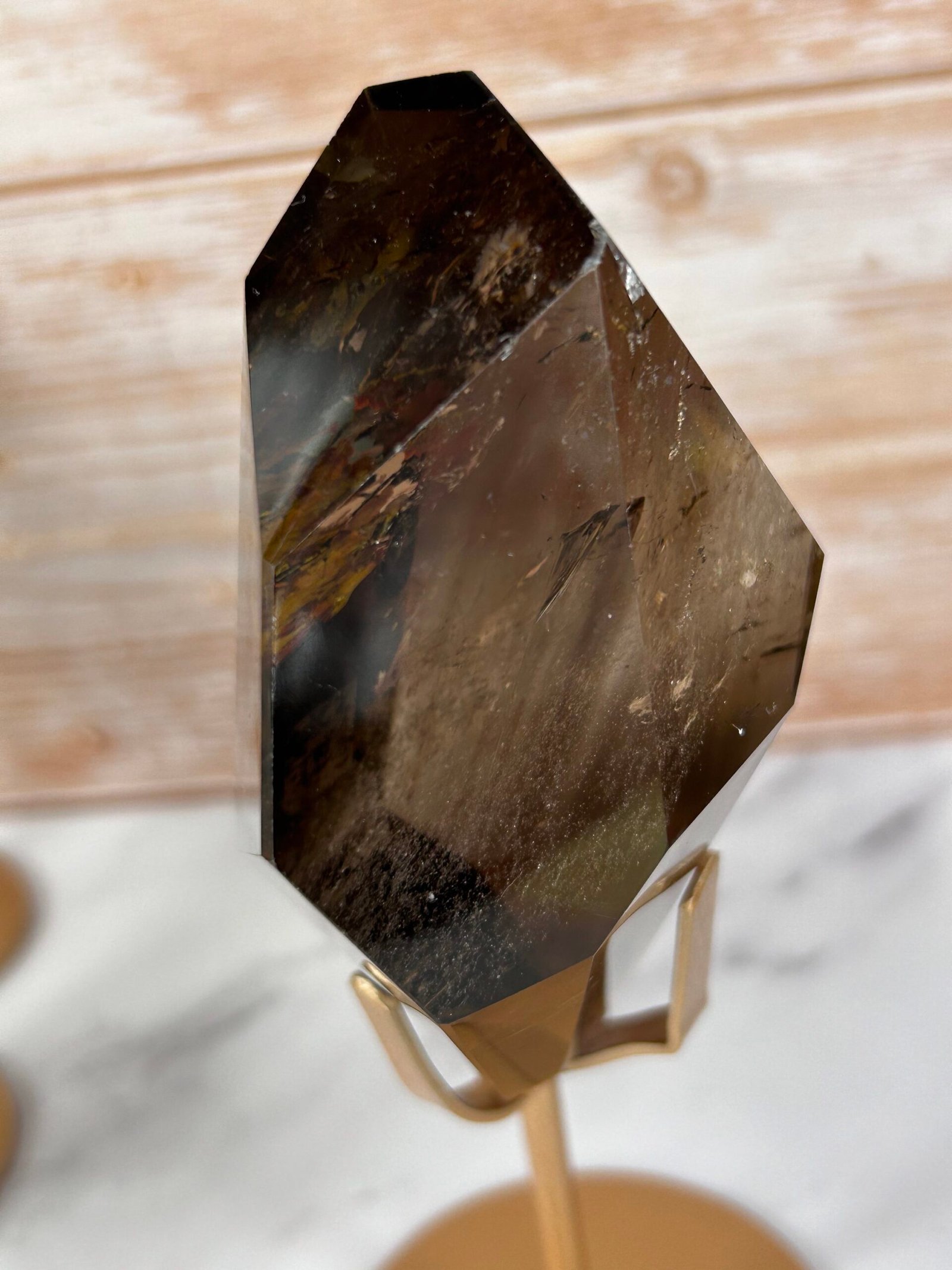 Smoky Quartz Freeform on Stand - Image 5