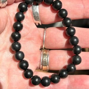Shungite Bead Bracelet