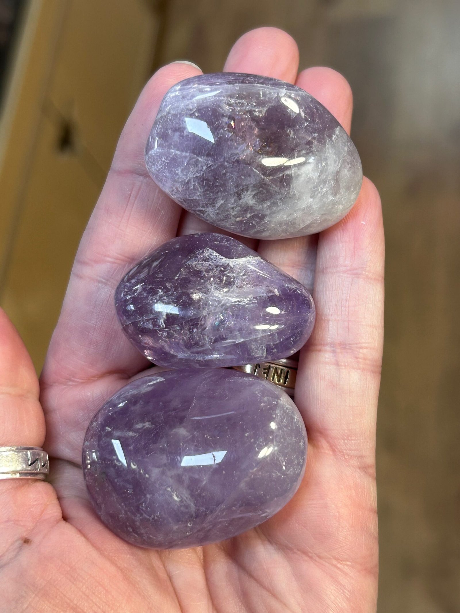 Large Amethyst Tumble Stone - Image 2