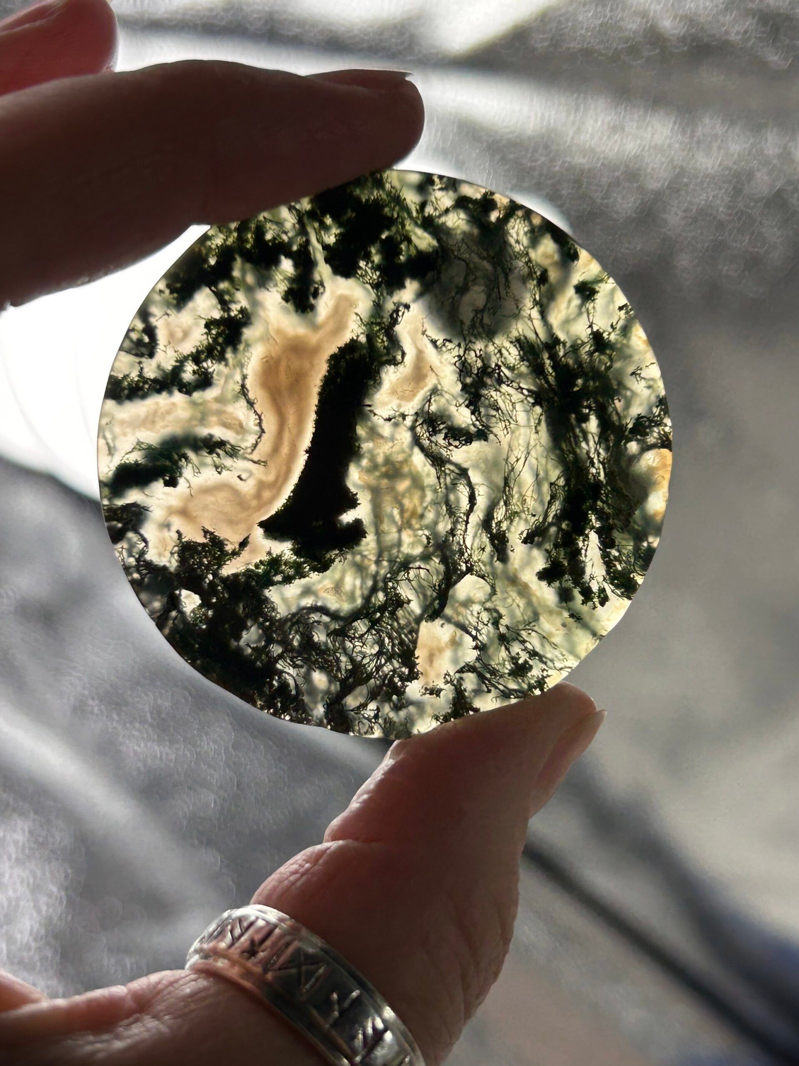 Moss Agate Disc - Image 5