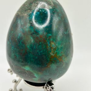 Chrysocolla (with Malachite) Egg