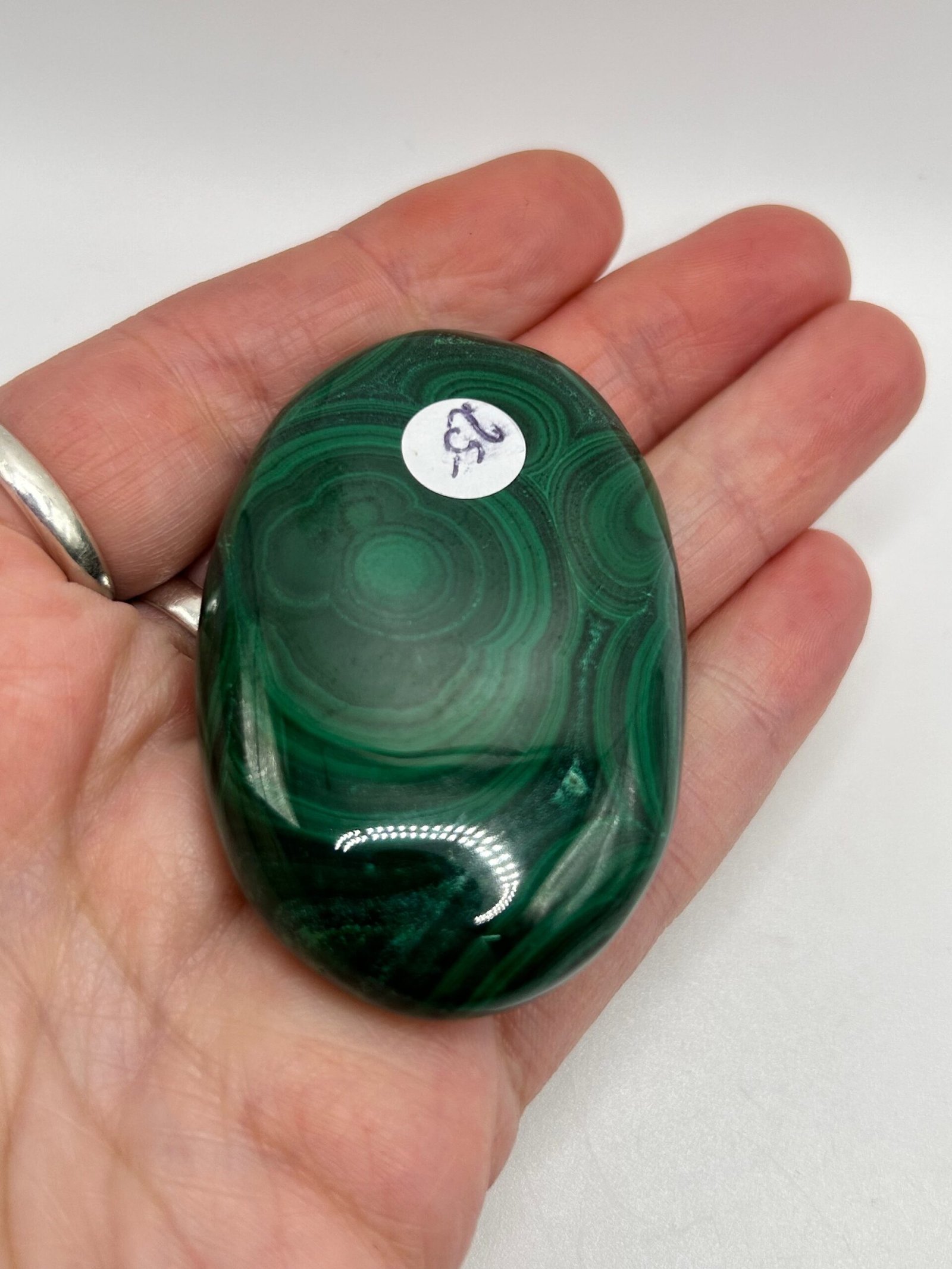 Malachite Palm Stone - Image 2