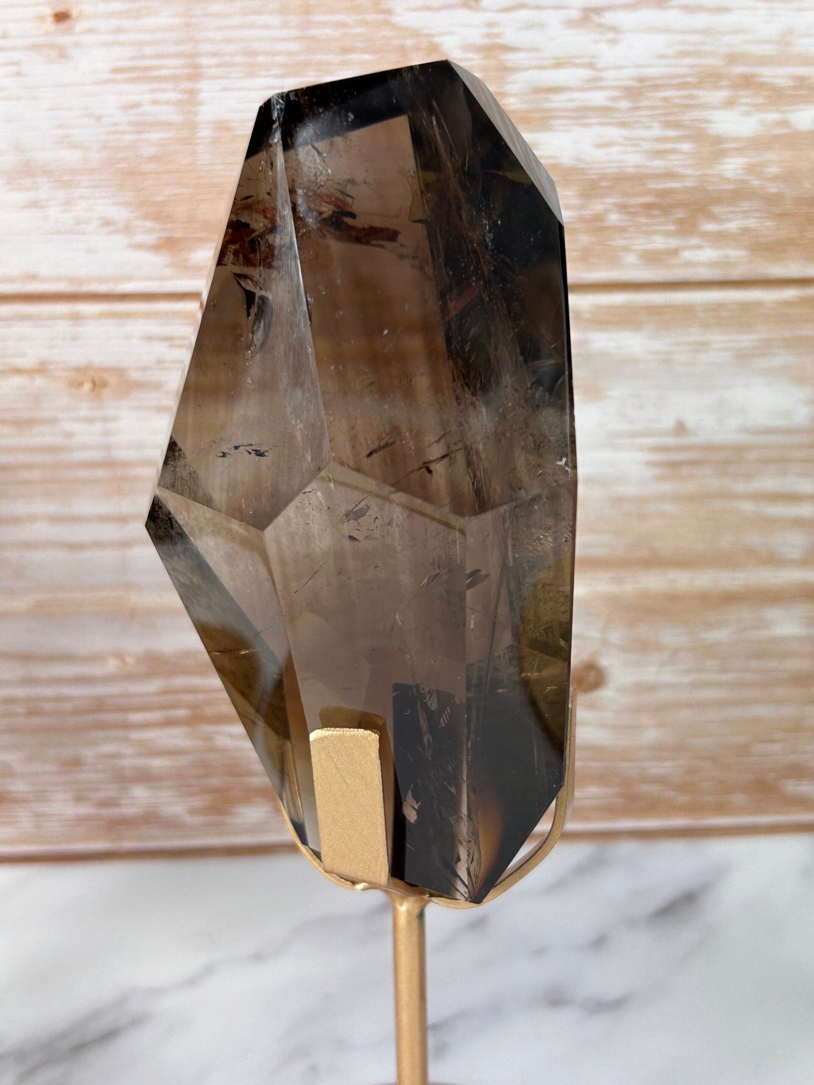 Smoky Quartz Freeform on Stand - Image 6