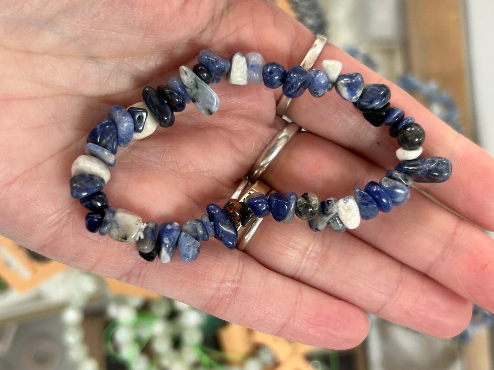 Sodalite Chipstone Bracelet