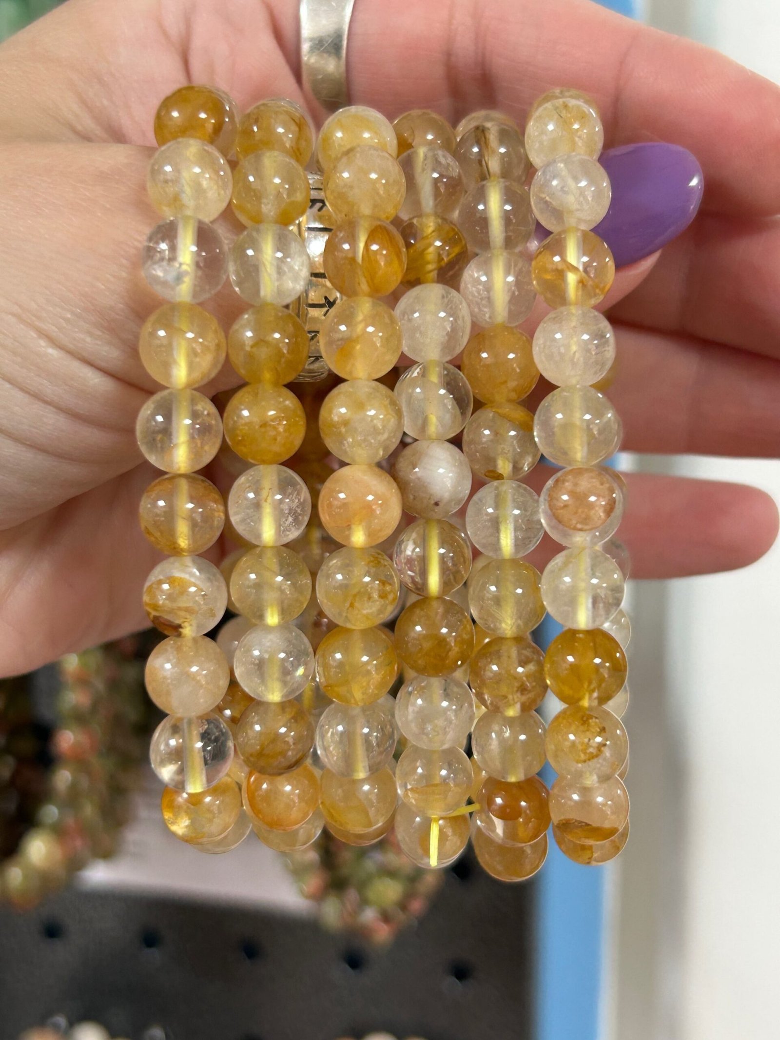 Golden Healer Bead Bracelet - Image 2