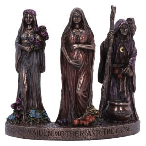 11.5cm Maiden Mother Crone Trio of Life