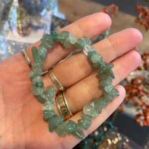 Green Aventurine Chip Stone Bracelet