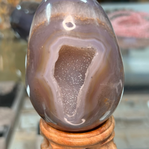 Drusy Agate Egg