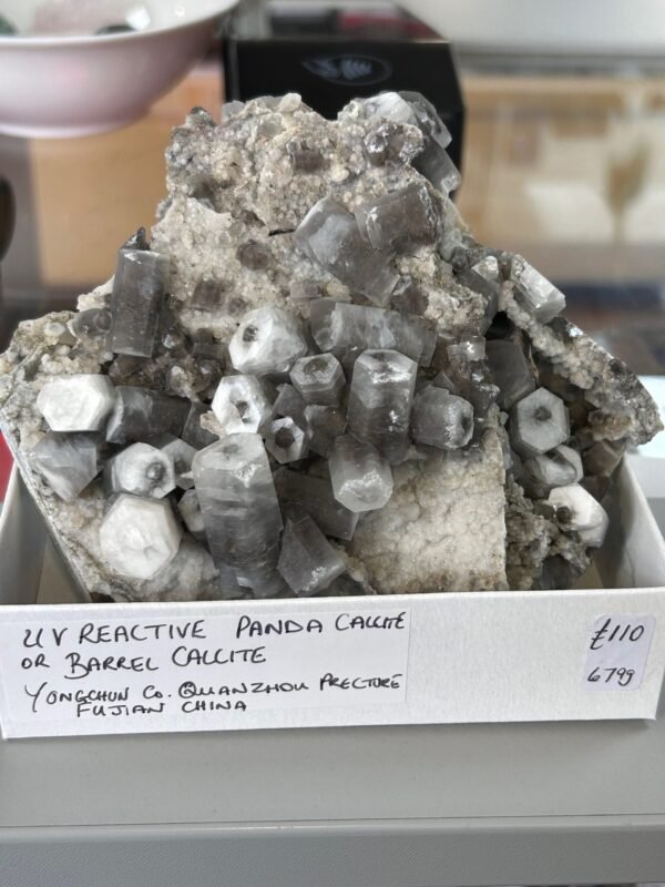 Barrel Calcite (Panda Calcite) Specimen – thecrystalcavescotland.com