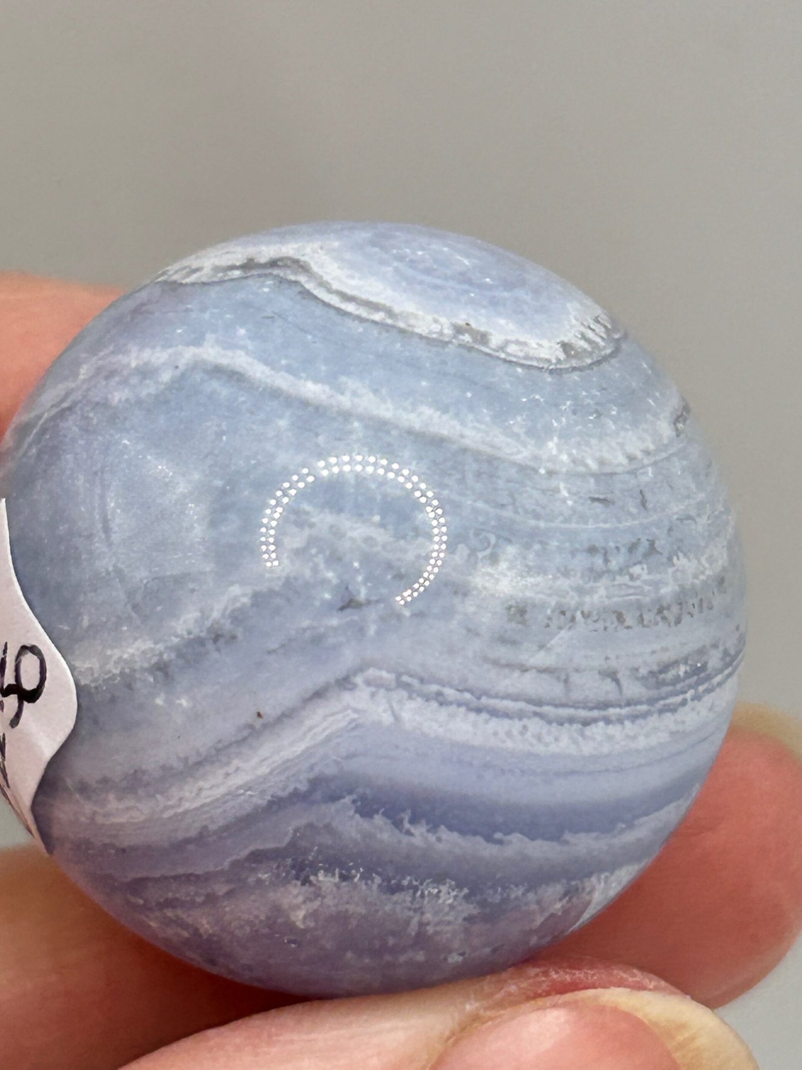 Blue Lace Agate Sphere - Image 9
