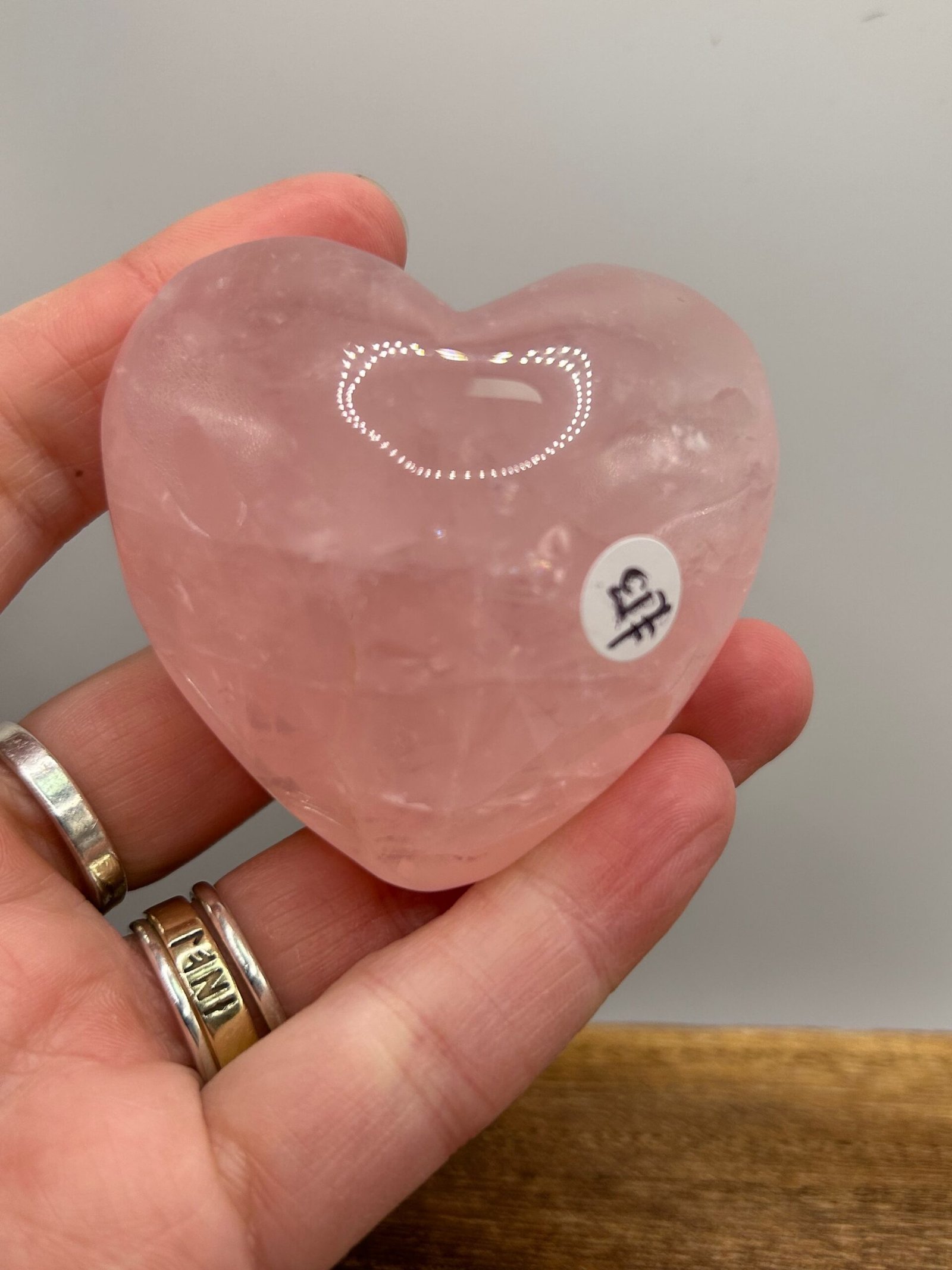Rose Quartz Heart - Image 2