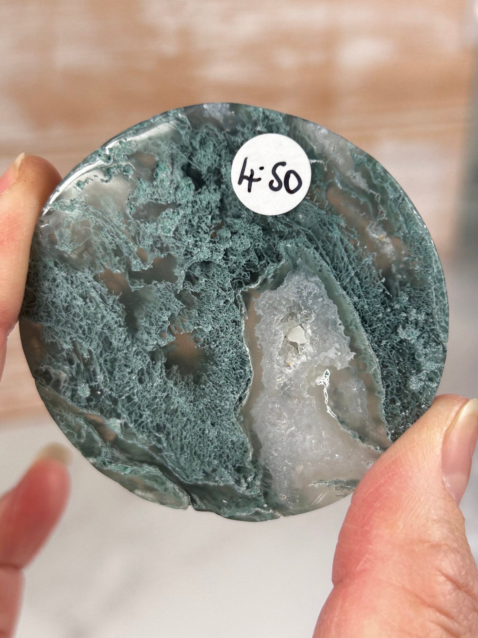 Moss Agate Disc - Image 4